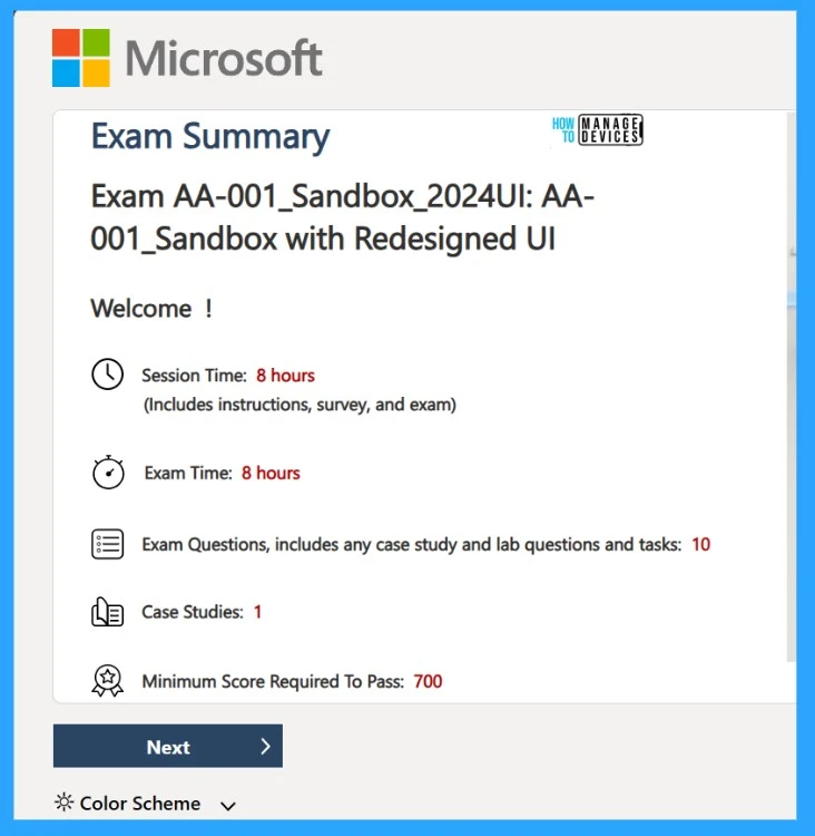 New Microsoft Exam Experience Turn the Exam Clock On and Off - Fig.2 Creds to MS