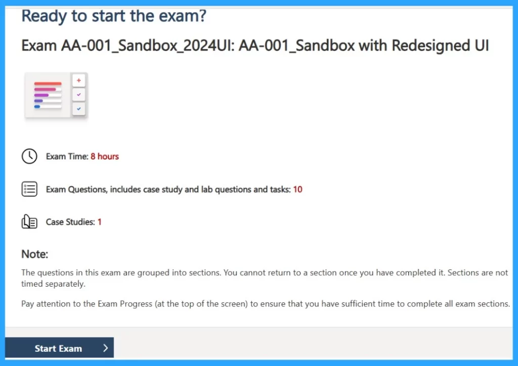 New Microsoft Exam Experience Turn the Exam Clock On and Off - Fig.4 Creds to MS