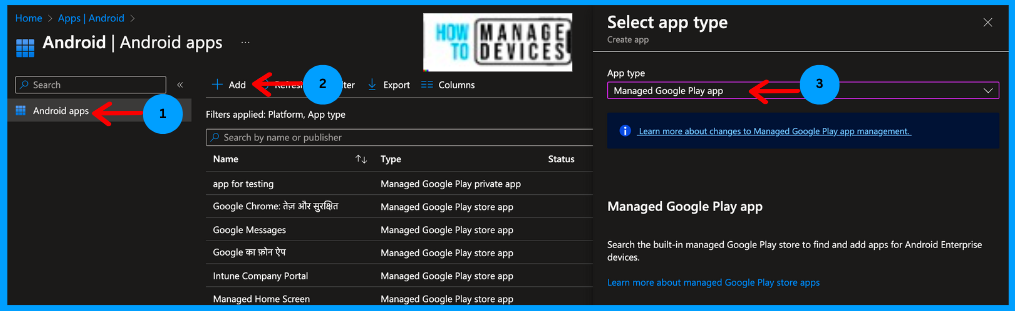 Onboard Android devices to Microsoft Defender for Endpoint Fig: 1