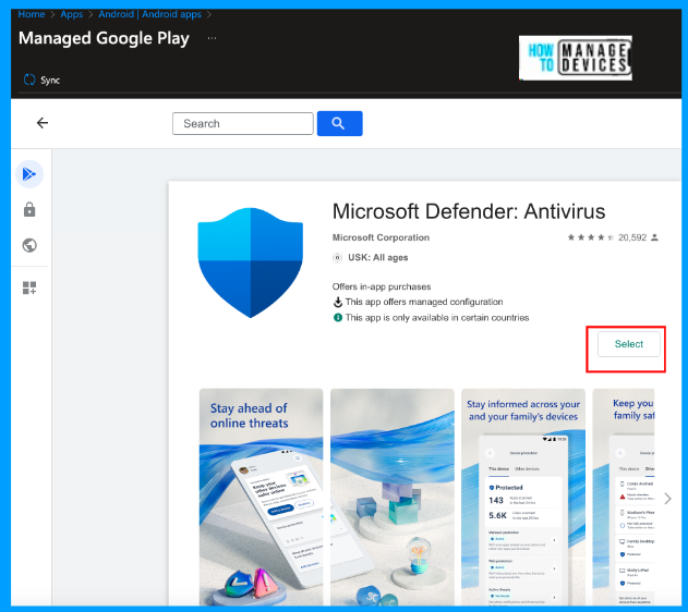 Onboard Android devices to Microsoft Defender for Endpoint Fig: 2