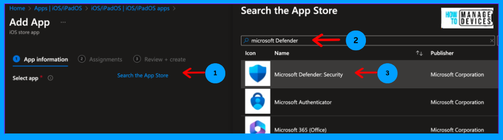 Onboard iOS/iPadOS devices to Microsoft Defender for Endpoint Fig: 2