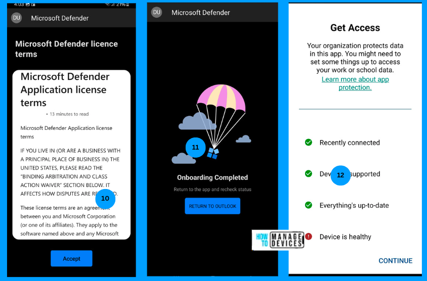 Protect Unmanaged Android devices with Microsoft Defender for Endpoint Fig:14