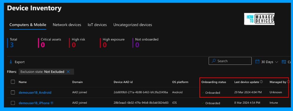 Protect Unmanaged Android devices with Microsoft Defender for Endpoint Fig:16