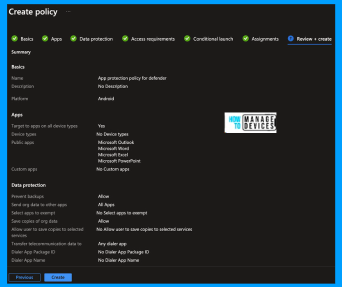 Protect Unmanaged Android devices with Microsoft Defender for Endpoint Fig:10
