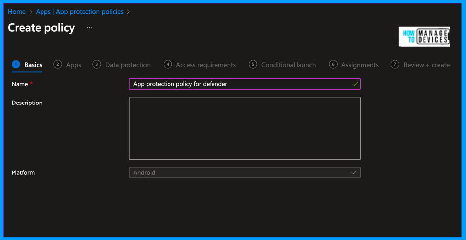 Protect Unmanaged Android devices with Microsoft Defender for Endpoint Fig: 6