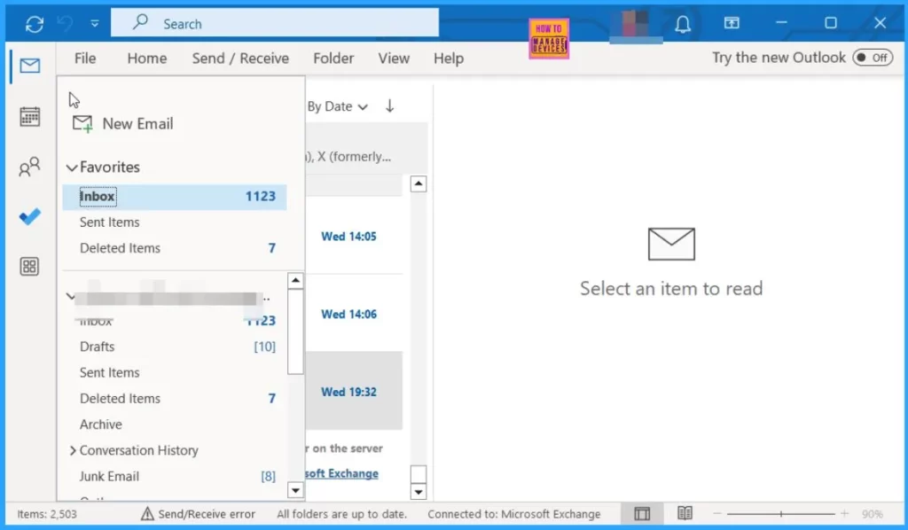 Recall Message Functionality Failure in Outlook Desktop - Fig.2