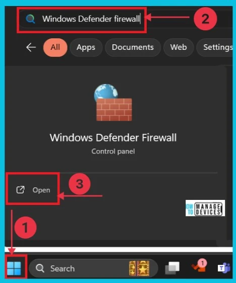 Ways to Allow an App through Windows Defender Firewall - Fig.3