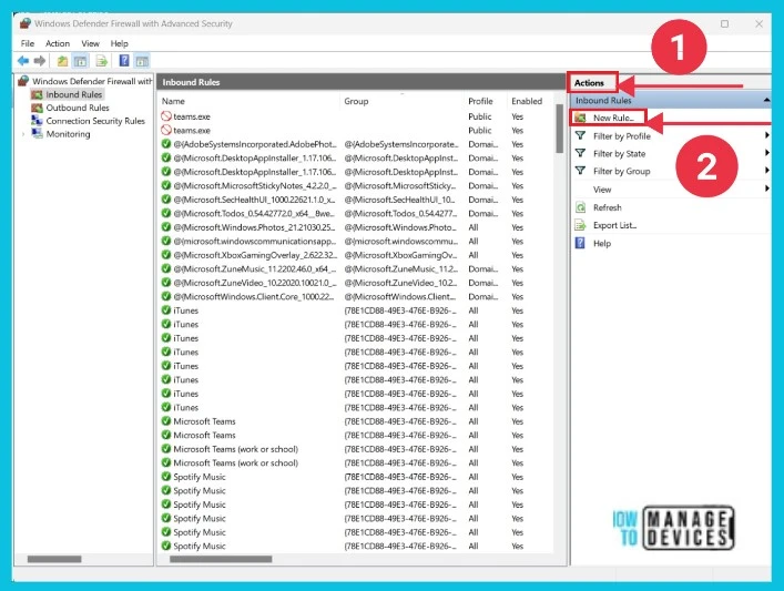 Ways to Allow an App through Windows Defender Firewall - Fig.6