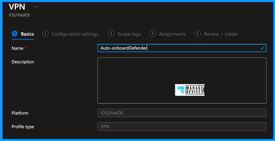 Onboard iOS/iPadOS devices to Microsoft Defender for Endpoint Fig: 13