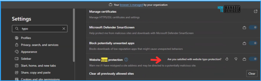 Best Guide to Enable Edge TyposquattingChecker with Intune Fig. 11