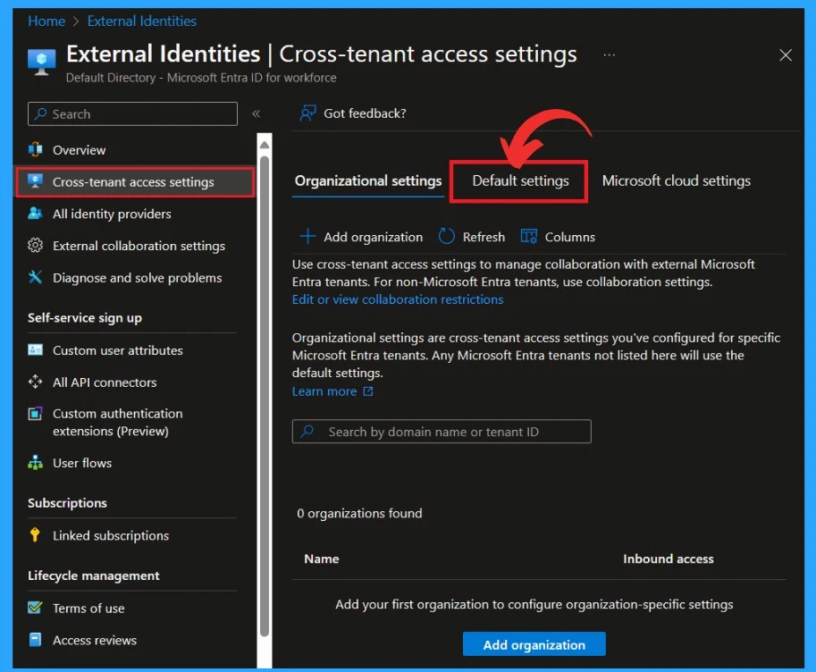 External Collaboration Settings in Entra ID - Fig.2