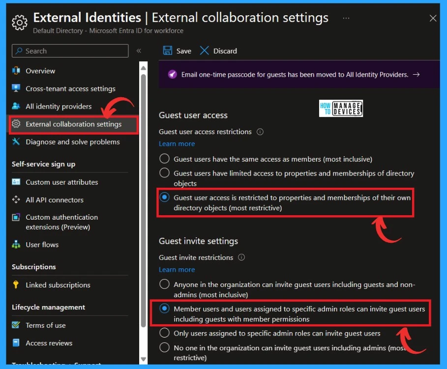 External Collaboration Settings in Entra ID - Fig.4