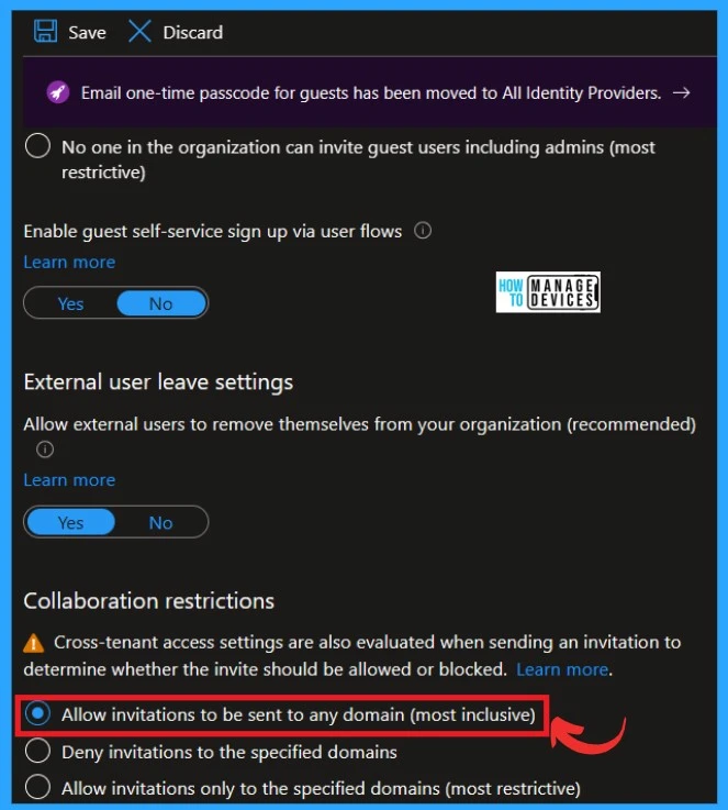 External Collaboration Settings in Entra ID - Fig.5