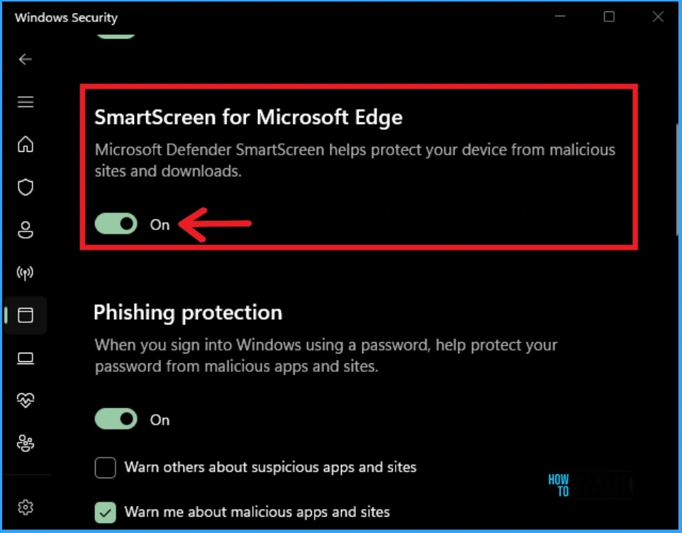 Turn On or Off Microsoft Defender SmartScreen for Microsoft Edge in Windows 11 7