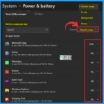 Monitor Battery Usage by Apps in Windows 11