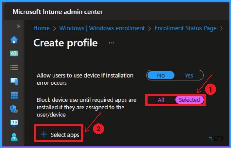 Windows Autopilot Block Only Selected Apps and Continue if Other Applications Fail to Install - Fig.2