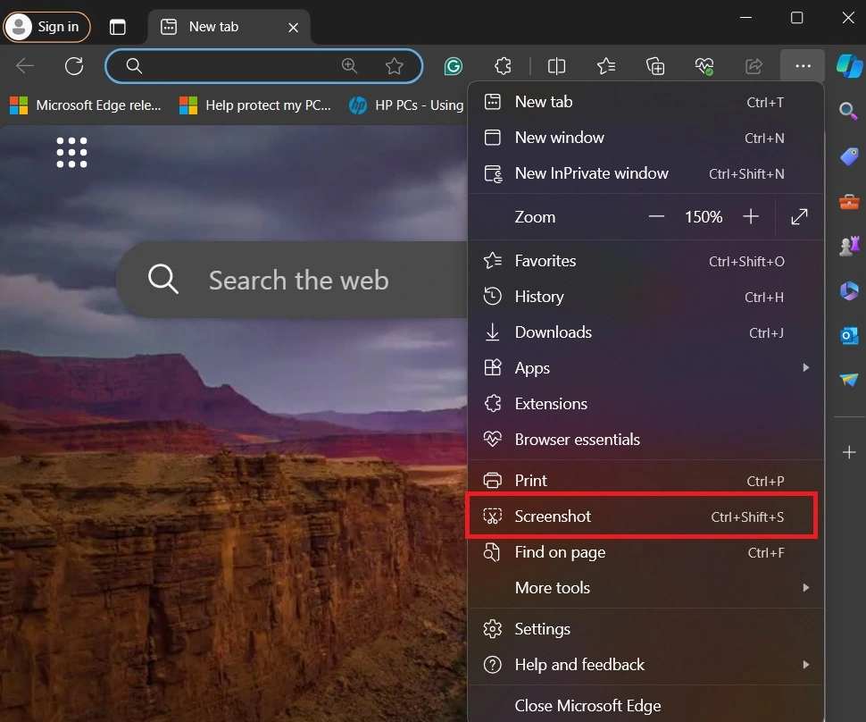 How to Enable and Use the New Screenshot Tool in MS Edge 3 How to Enable and Use the New Screenshot Tool in MS Edge - Fig.3