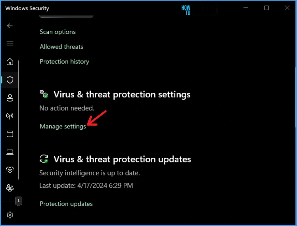 Methods for Allow or Disallow Real-time Protection for Microsoft Defender Antivirus in Windows 11 - Fig.2