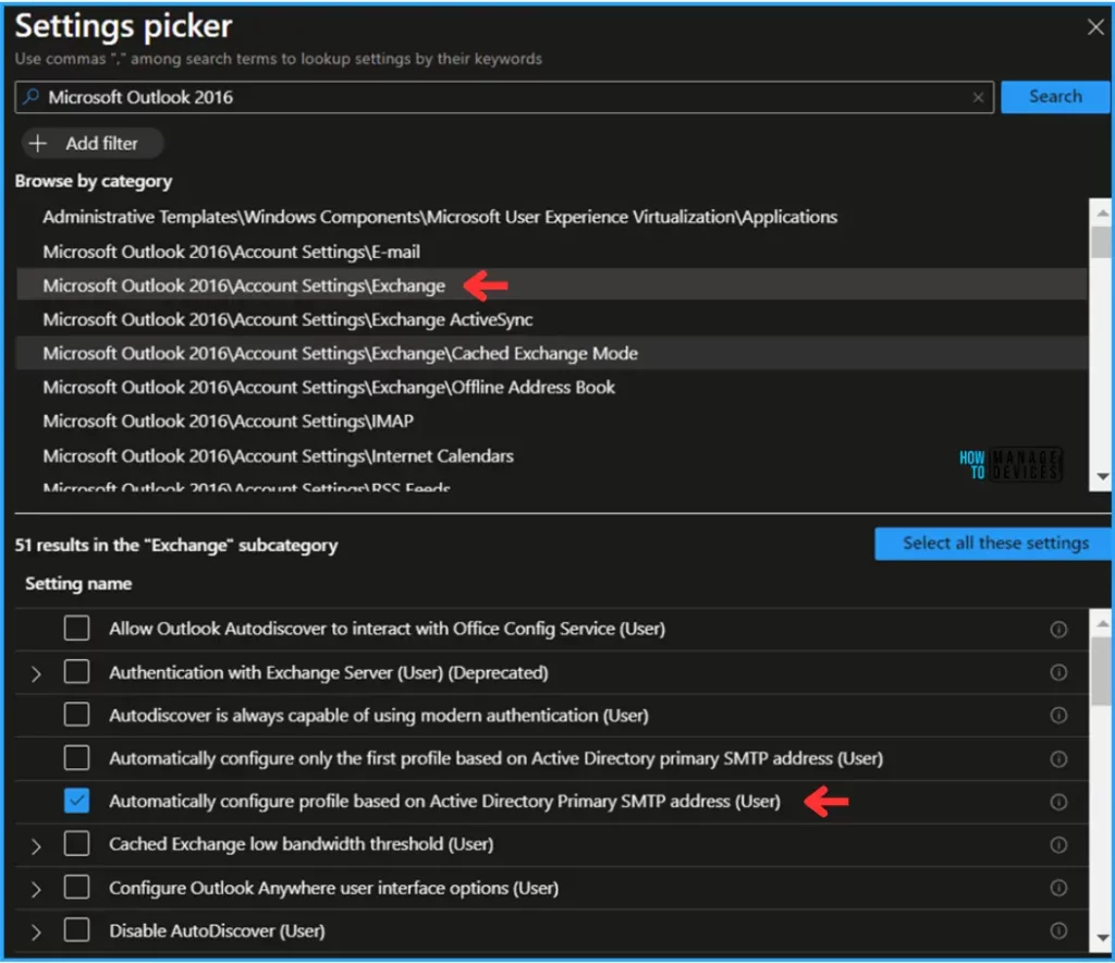 Best Way to Automatically Configure Outlook Profile for Windows with Intune Fig. 6