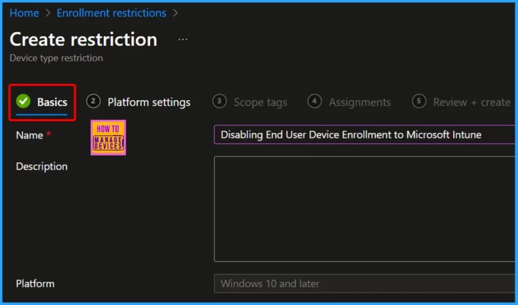 Block Users Personal Devices to Join Entra ID using Intune 6 Block Users Personal Devices to Join Entra ID using Intune - Fig. 5