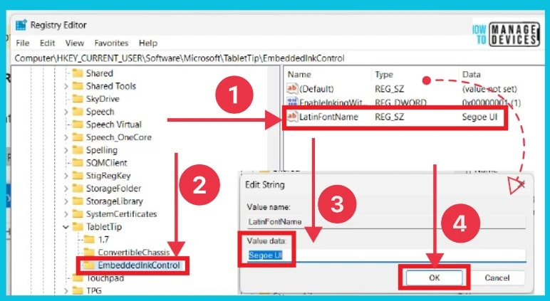 How to Change Handwriting Panel Font in Windows 11 - fig.6