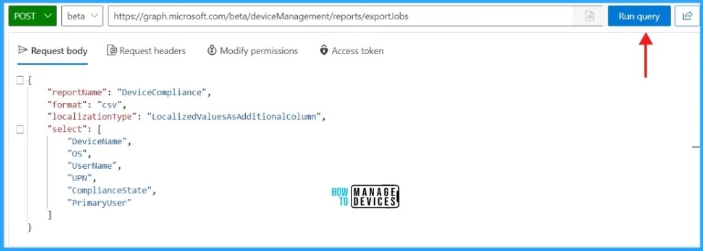 Automate Microsoft Intune Device Compliance Report using Graph API 3