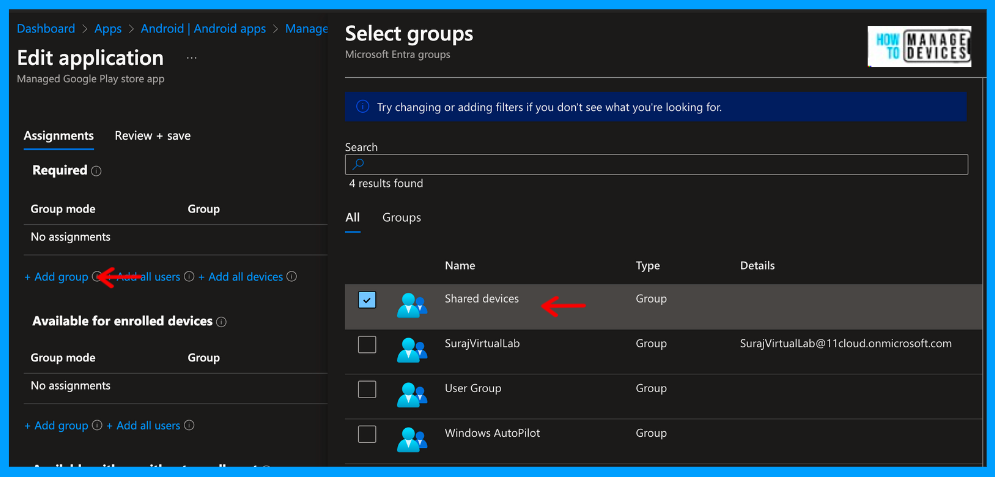 Configure Android Shared Devices Using Intune Fig:12