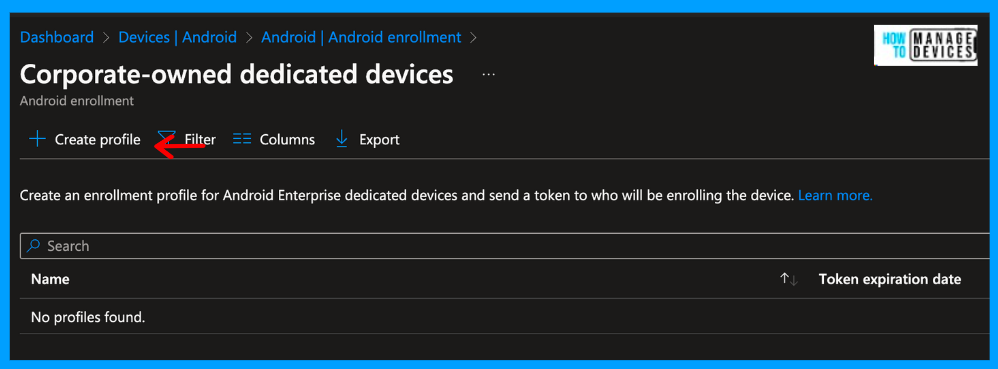 Configure Android Shared Devices Using Intune Fig: 2