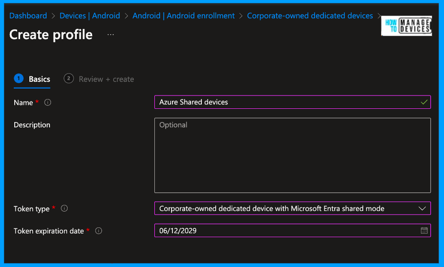 Configure Android Shared Devices Using Intune Fig: 3