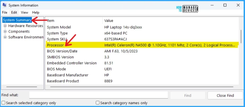 Different Ways to Find CPU or Processor Specs in Windows 11 - Fig.7