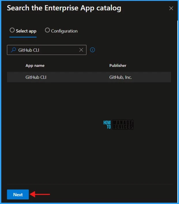 Install GitHub CLI with Intune Enterprise App Catalog App 4