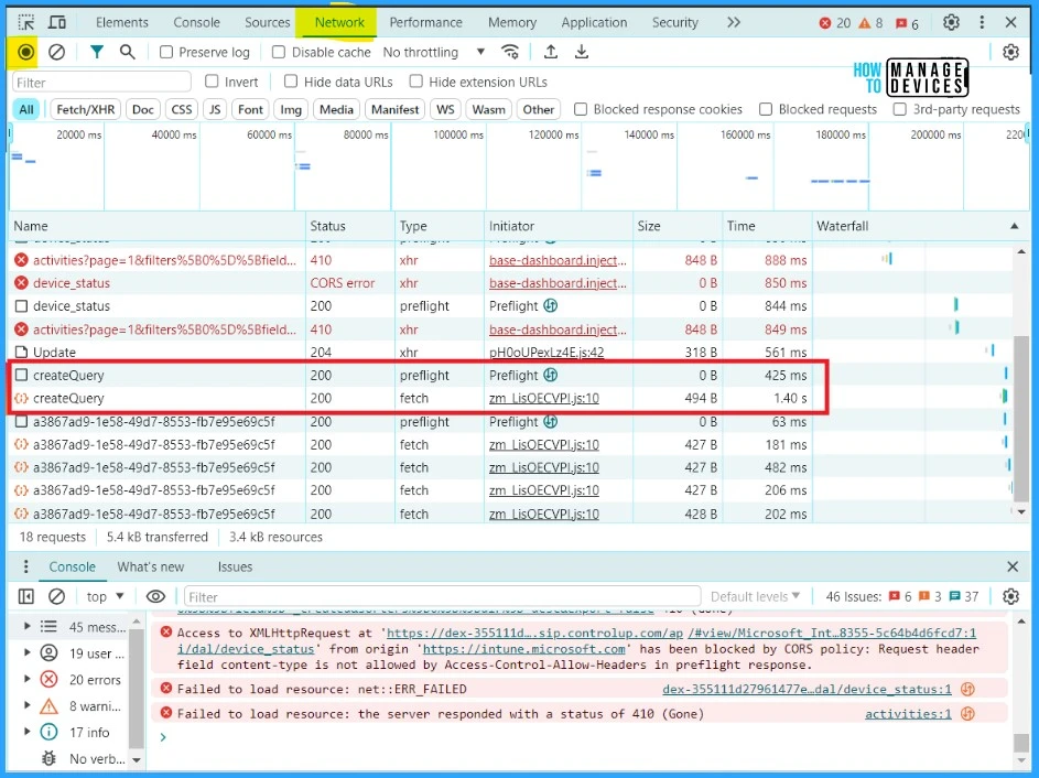 Run Intune Device Query with Microsoft Graph API Fig. 5