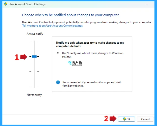 How to Change User Account Control Settings in Windows 11 - Fig. 7