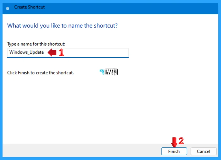 How to Create Different Shortcuts to Check for Windows Updates in Windows 11 - Fig. 7