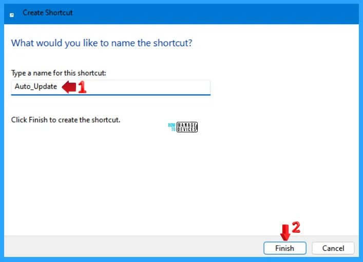 How to Create Different Shortcuts to Check for Windows Updates in Windows 11 - Fig. 9