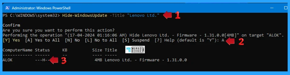 How to Show Hide Updates in Windows 11 - Fig. 18