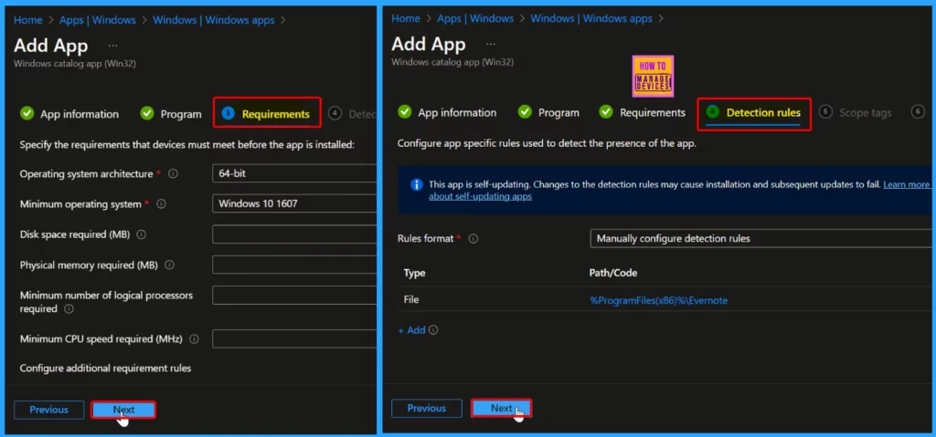 Install Evernote with Intune Enterprise App Catalog App - Fig.7