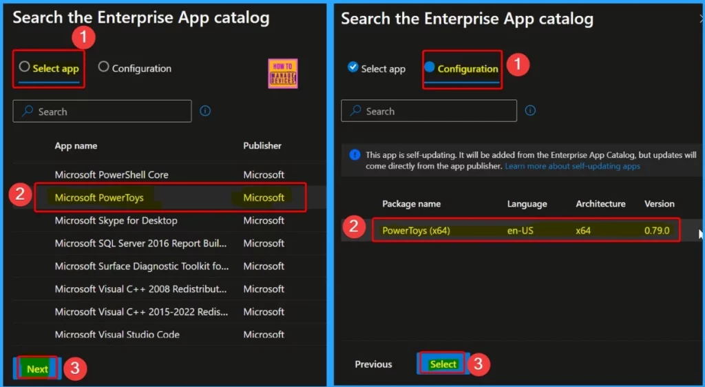 Install Microsoft PowerToys with Intune Enterprise App Catalog App - Fig.4