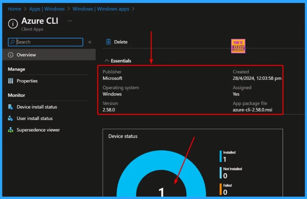 Microsoft Azure CLI Deployment using Intune Enterprise App Catalog App - Fig.13