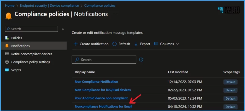 Microsoft Introduces HTML Formatting in Noncompliance Email Notifications in Intune - Fig.10