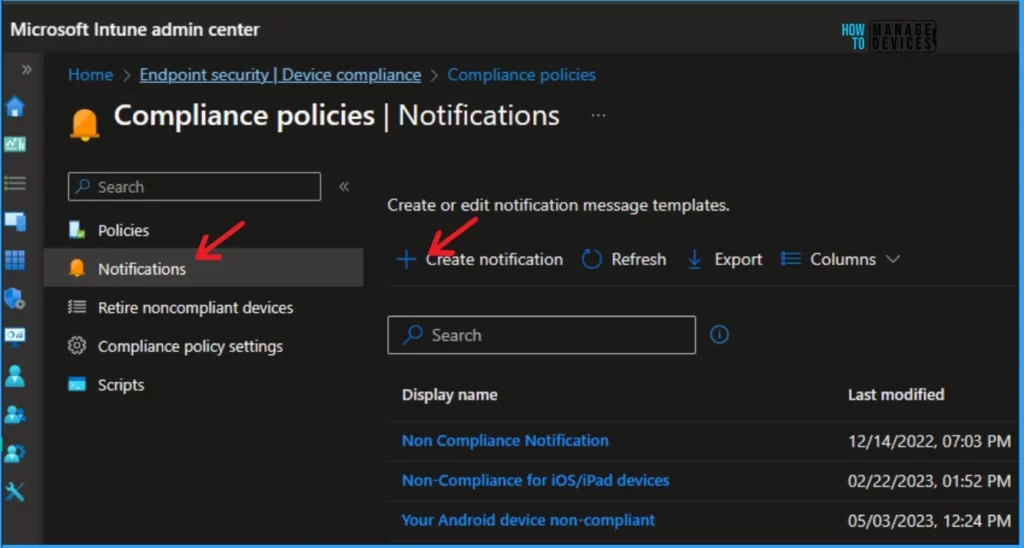 Microsoft Introduce HTML Formatting in Noncompliance Email Notifications in Intune - Fig.2