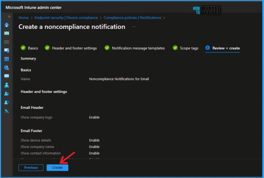 Microsoft Introduces HTML Formatting in Noncompliance Email Notifications in Intune - Fig.9