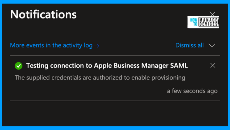 Renew SCIM Token in Apple Business Manager to Sync Entra ID Fig. 10