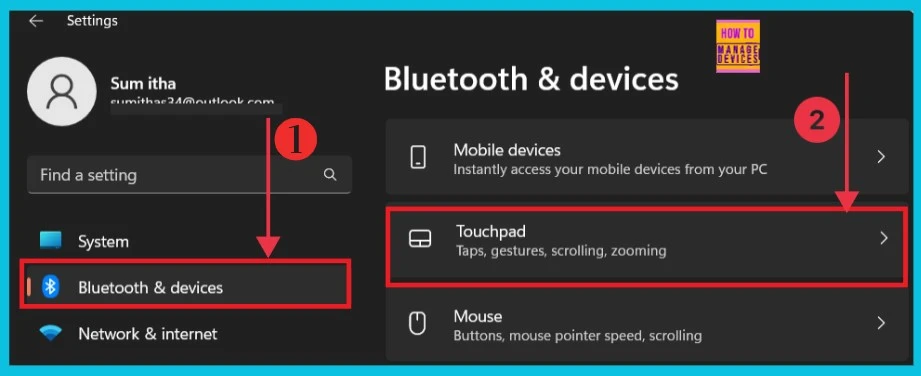 Reset Touchpad Settings and Gestures to Default in Windows 11 - Fig.2