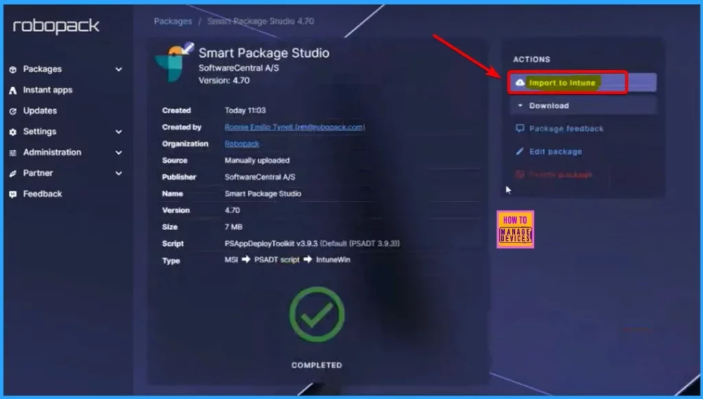 Robopack Makes Intune App Deployment to Next Level - Fig.4