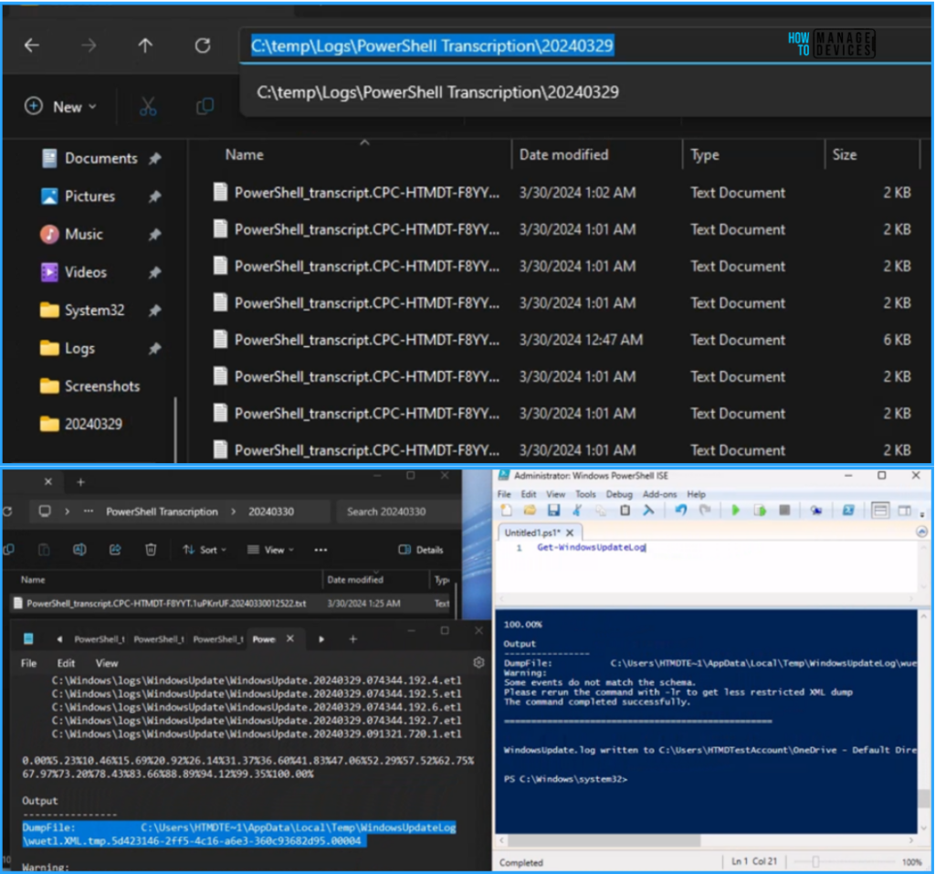 Best Guide to Turn on PowerShell Transcription with Intune. Fig. 12