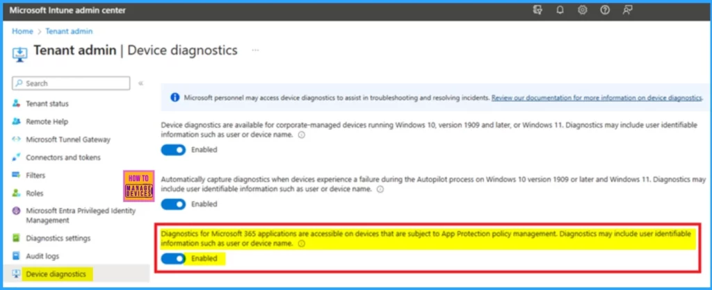 Simplified Troubleshooting with Microsoft 365 App Remote Diagnostics in Intune - Fig.2