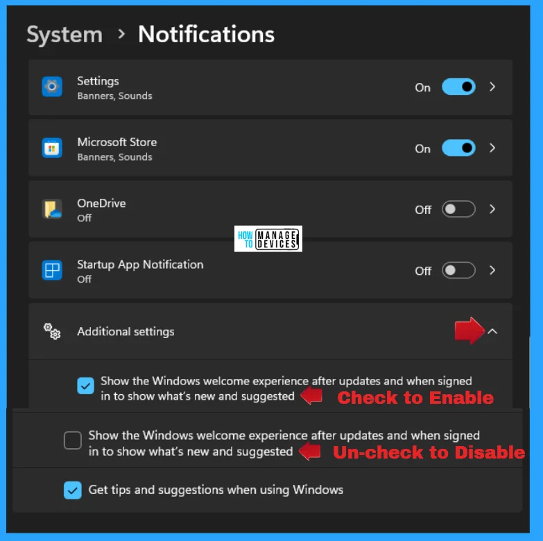 Status Management of Windows Welcome Experience in Windows 11 - Fig. 3