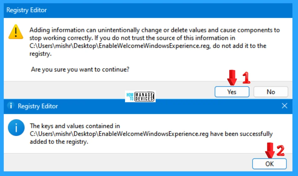 Status Management of Windows Welcome Experience in Windows 11 - Fig. 5