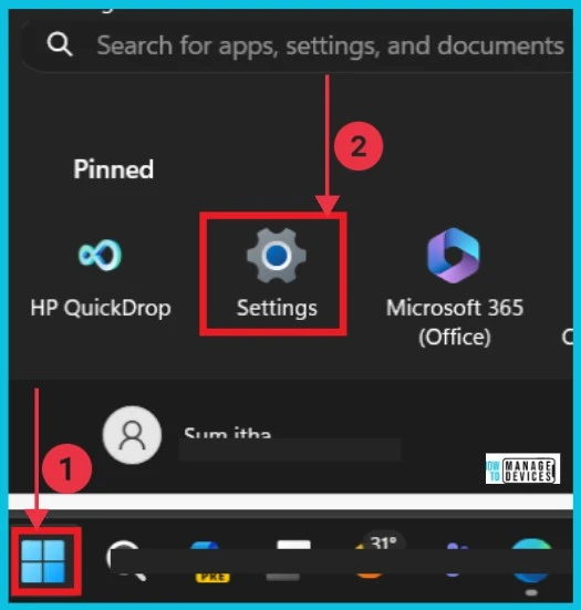 Turn On or Off USB Connection Notifications in Windows 11 - Fig. 1